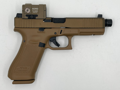Glock 17 Gen5 w/ACRO, Threaded Barrel - FDE