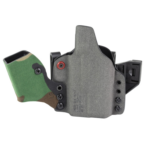 Safariland INCOG-X Glock 17/19 with light, Mag Caddy - M81