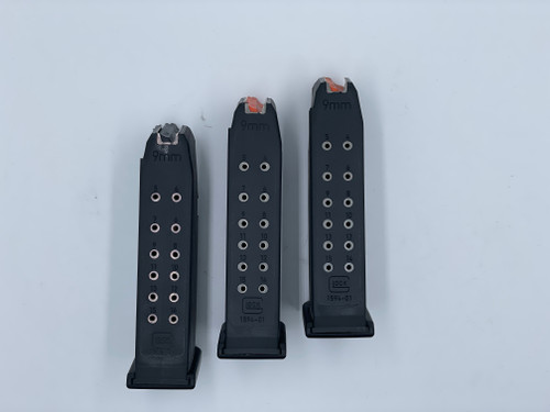 Used Glock 19 Gen 5 ported and window cut 3 mags