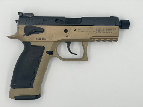 USED B&T MK-II FDE Threaded Never Fired