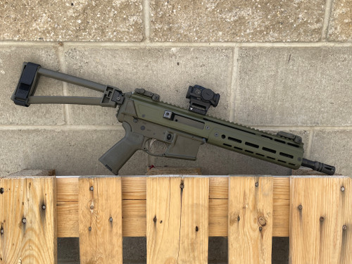 USED PSA JAKL 10.5" 5.56 w/Vortex Sparc - OD Green