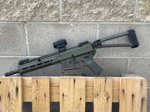 USED PSA JAKL 10.5" 5.56 w/Vortex Sparc - OD Green