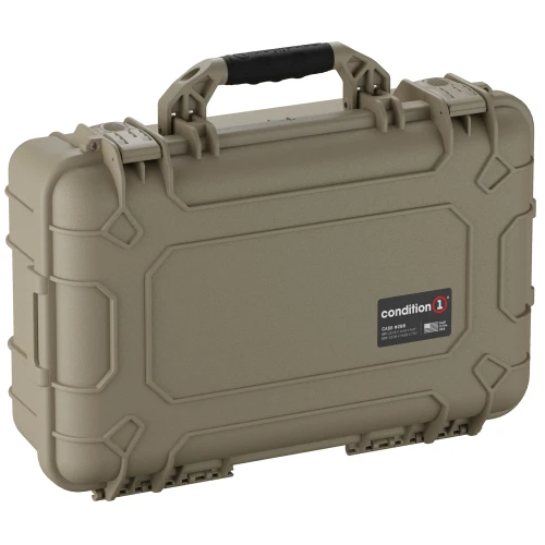 C1, 22" 3 Pistol + Range bag #288, Pre-Cut Foam - Tan