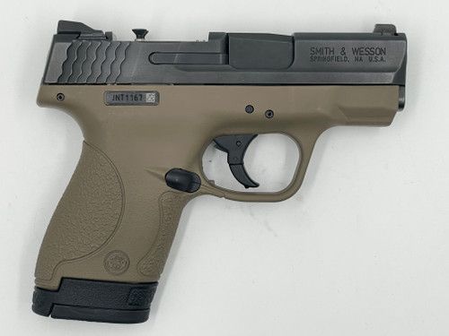 Smith&Wesson Shield FDE two tone dot cut