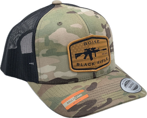 Boise Black Rifle Patch Hat, Multicam/Black