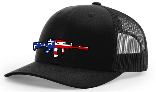 Red, White, and Blue AR-15 Hat Red, White, and Blue AR-15 Hat