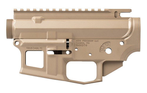 Aero Precision M4E1 Threaded Assembled Receiver Set, Special Edition: Thunder Ranch - FDE Aero Precision M4E1 Threaded Assembled Receiver Set, Special Edition: Thunder Ranch - FDE