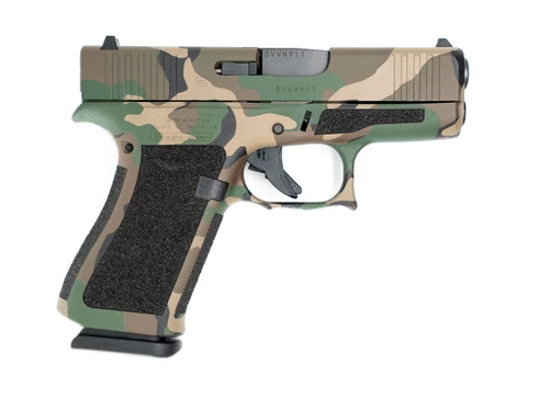 Glock 43x Camo w/Laser Stippling