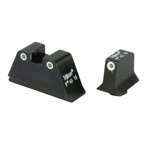 Trijicon Bright & Tough Suppressor  Sights - Glock Large Frame Green 3 Dot Trijicon Bright & Tough Suppressor  Sights - Glock Large Frame Green 3 Dot