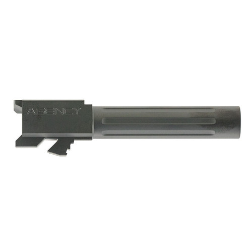 Agency Arms Mid Line Glock 19 Barrel - Black Nitride Finish - Fluted Agency Arms Mid Line Glock 19 Barrel - Black Nitride Finish - Fluted