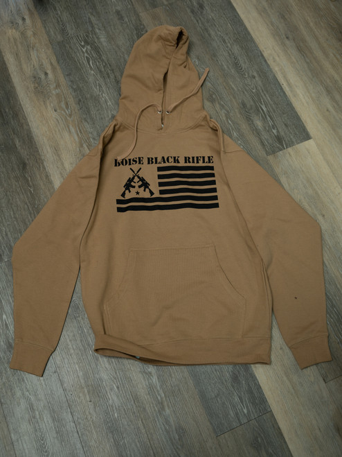 Black Rifle Gear Cross Rifle Hoodie Tan