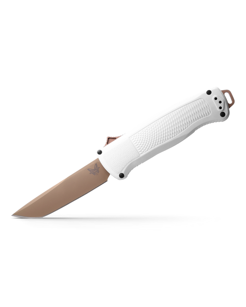 Benchmade 5370FE-02 White Grip/FDE Blade Shootout Benchmade 5370FE-02 White Grip/FDE Blade Shootout