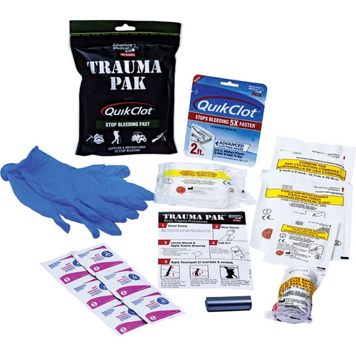 Adventure Medical Kits, Trauma Pak QuikClot, Stop Bleeding Zeolite Adventure Medical Kits, Trauma Pak QuikClot, Stop Bleeding Zeolite