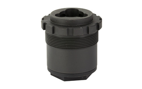 YHM HEAVY DUTY 3-Lug Adapter, 1-3/8"-24 - Matte Black