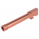 ZEV PRO Match Barrel - Glock 17- Gen 1-4 - Threaded - Bronze