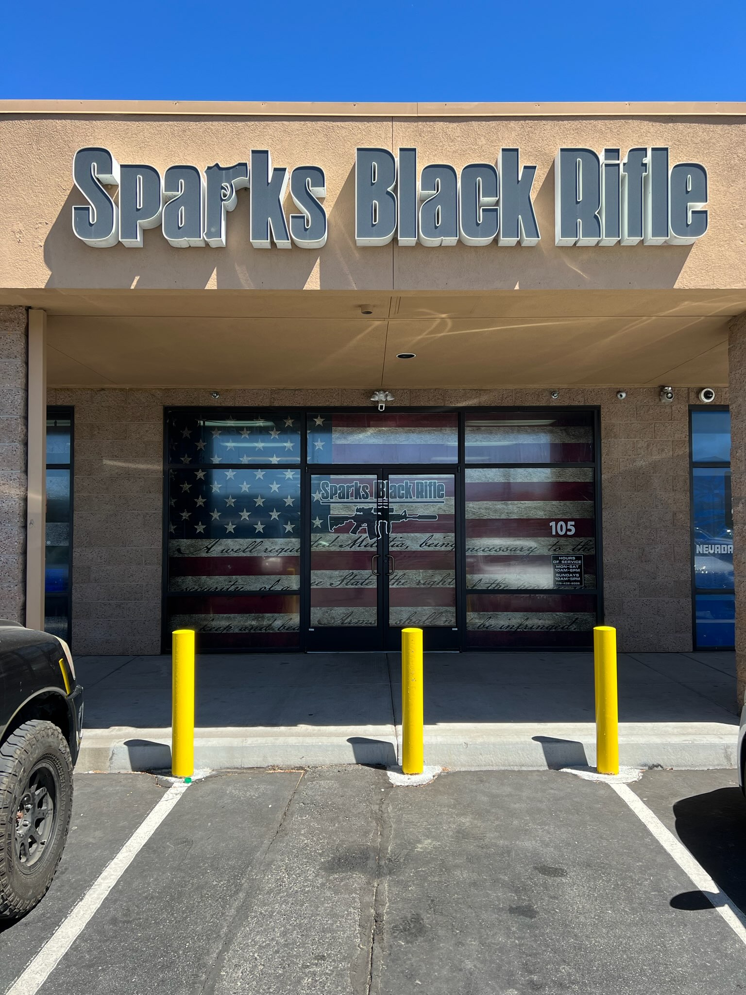 Sparks Black Rifle Storefront