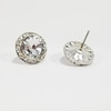 15mm Round Assorted Stone Performance Earrings with Swarovski Crystals