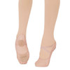 Capezio 2037C Children's Skin Tone Hanami Split Sole Canvas Ballet Shoe - Caramel