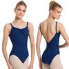So Danca SL113 Flamma Camisole Leotard with Pinched Front and Back - Navy