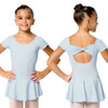 So Danca SL122 Children's Christabel Cap Sleeve Leotard Dress with Attached Skirt