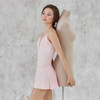 Nikolay Grishko DA1930MPN Charlotte Camisole Leotard with Tan Straps - Pink