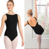 Capezio SE1009W V Back Pinch Front Tank Leotard