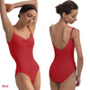 Nikolay DAD2001MPN Emely Camisole Leotard with Adjustable Leg - Red