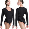 Wear Moi Carmen Menuet Knitted Wrap Sweater - Black