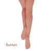 Capezio 1915 Self Knit Waistband Footed Tights