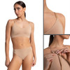 Capezio 3683 Seamless Bra with Clear Back Strap - Caramel