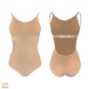 Silky Dance SHDUCP Skin Tone Camisole Leotard with Removable Cups and Clear Back Strap