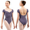 Nikolay DA2003MPN Erica Cap Sleeve Leotard with Adjustable Leg - Medium Taupe