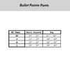 Bullet Pointe 13502 Reversible Ripstop Warm-up Pants Size Chart