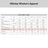 Nikolay DA2003/2MPN Effie Mesh Cap Sleeve Leotard Size Chart