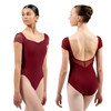 Nikolay DA2003/2MPN Effie Mesh Cap Sleeve Leotard