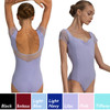 Nikolay DA2003/2MPN Effie Mesh Cap Sleeve Leotard