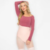 Aluvie AS003 Chloe Super Soft Crop Warm-Up Sweater - Rose