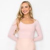 Aluvie AS003 Chloe Super Soft Crop Warm-Up Sweater - Soft Pink