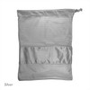 Pillows For Pointes SPSP Super Pillowcase 13" x 16" Breathable Pointe Shoe Bag Silver (Light Grey)