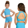 DanzNMotion 24310C Children's Tabitha Halter Bra Top
