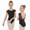 Eurotard 41420c Children's Silhouette Mesh Cap Sleeve Leotard