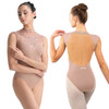 Adult X-Small Ballet Rosa 1156 Paris High Neck Leotard with Corded Embroidery