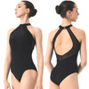 Adult XX-Small DA2095MPN Orna Halter Neck Leotard with Lace Detail