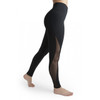 Adult X-Small Legging with Sheer Panel