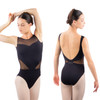 Adult Medium Ballet Rosa 1182 Danna Scoop Neck Tank Leotard with Mesh Cutouts