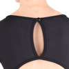 Eurotard 44491 Open Back Cap Sleeve Leotard with Built-In Bra - Clasp