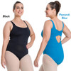 So Danca SL211 Marla Curvy Cut Leotard with Crossed Back Panels