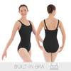Eurotard 44922 Pinch Front Slim Strap Tank Leotard