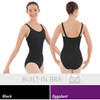 Eurotard 44922 Pinch Front Slim Strap Tank Leotard