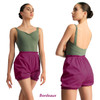 Nikolay 0408N Bae Heat Retention Warm-Up Shorts - Bordeaux